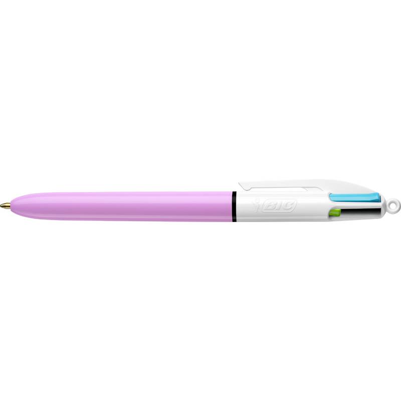 BIC 503815, Clip, Clip-on-Einziehkugelschreiber, Grün, Pink, Violett, Türkis, 12 Stück(e)-0