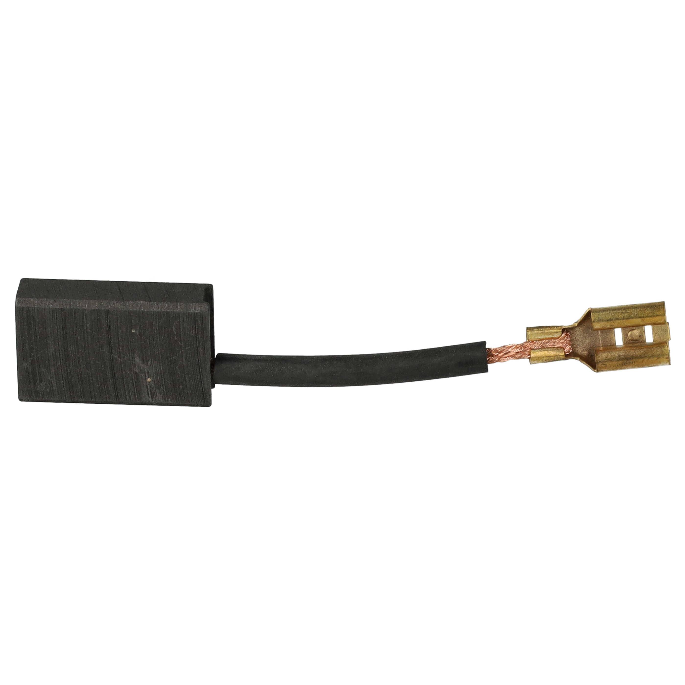 vhbw 2x Kohlebürste 16 x 10 x 5mm kompatibel mit Milwaukee WCE 30 Winkelschleifer, Schleifer-1