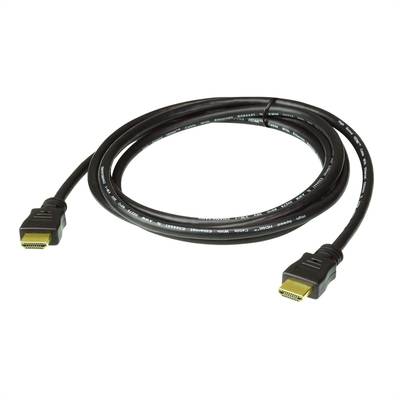 ATEN HDMI Anschlusskabel HDMI-A Stecker 1.00 m Schwarz 2L-7D01H High Speed-HDMI mit Ethernet HDMI-Kabel