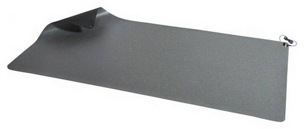 ESD Bodenmatte ECOSTAT-Mega 3.5 Kautschuk, grau, 2500 x 1220 x 3,5 mm