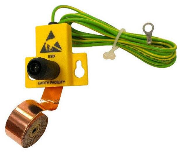 SafeGuard by Weidinger ESD-Erdungsset mit Kupferband, 1 m