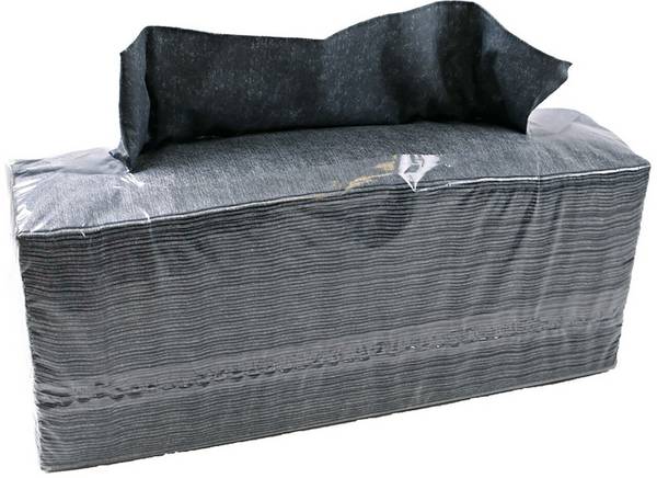 HygoClean Industrietuch, gelegt, glatt, grau, 42x38cm 1-lagig, 56% Zellstoff / 44% PES, fusselarm