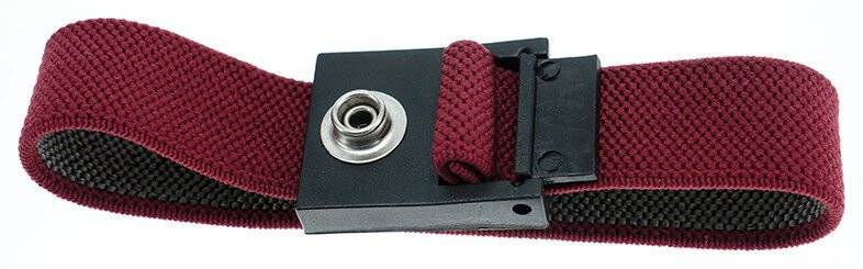 ESD-Armband, 7 mm Druckknopf, rot, 220 mm-0
