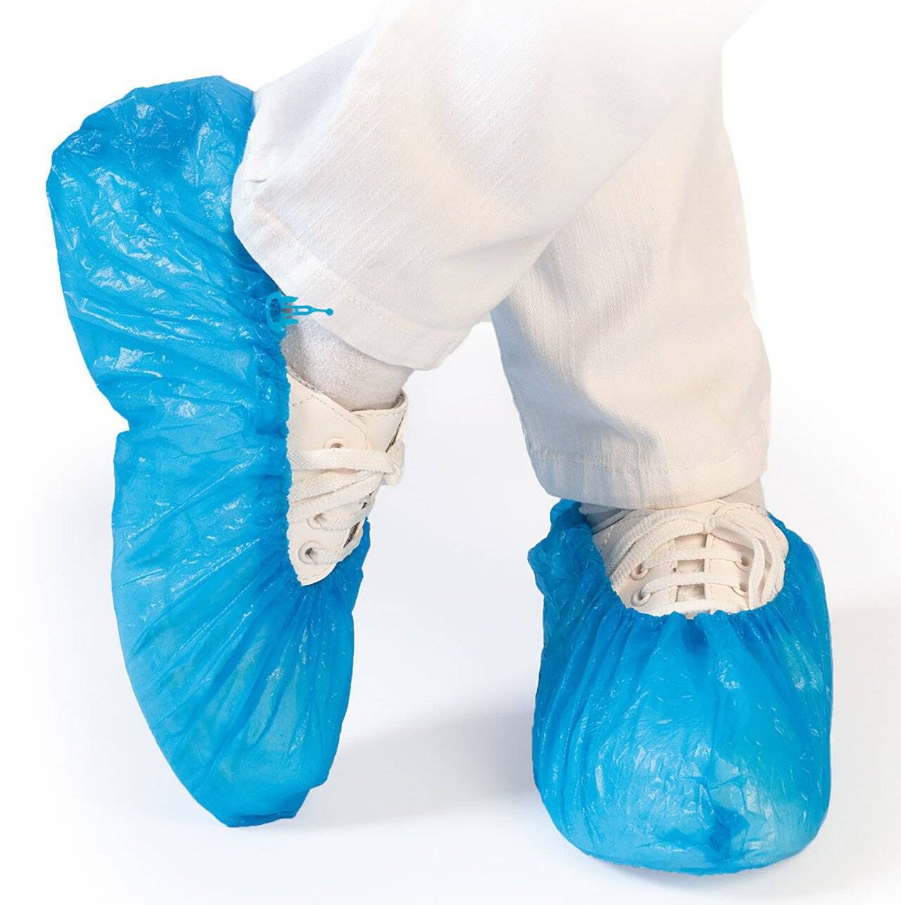 Hygostar Überschuh CPE, blau, für HYGOMAT 110 Stück/Pack, 47cm-0