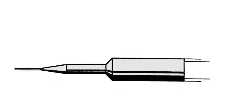 Lötspitze gerade, bleistiftspitz, 0,4 mm, 0832UD-0
