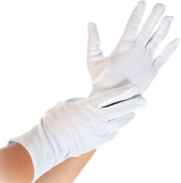 Hygostar Baumwoll-Handschuh BLANC, weiß, Größe XXL, 12 Paar