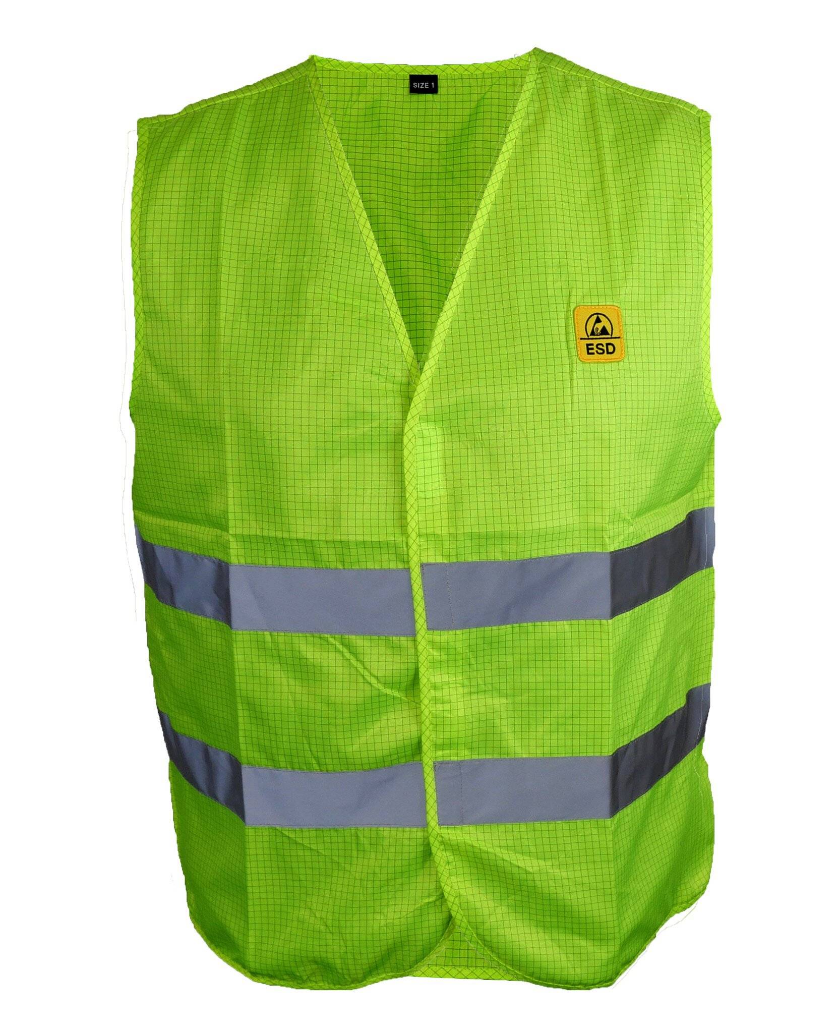ESD-Warnweste, IEC 61340, neongelb, Größe 3 (2XL-5XL)-0