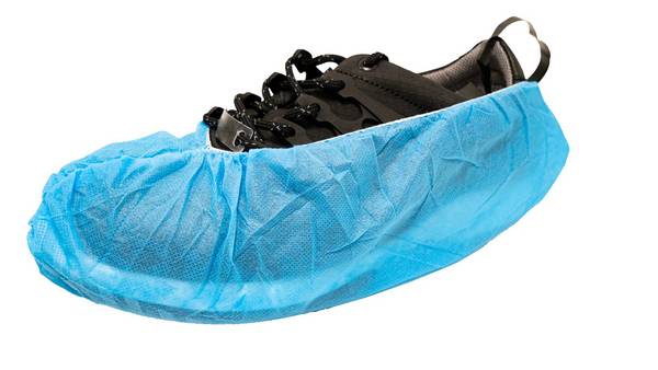 ESD-Einweg-Überziehschuhe, Vliesstoff, blau, für Schuhgröße 35-44