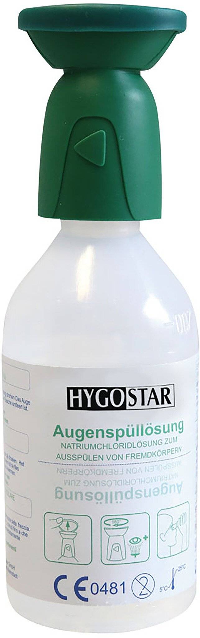 Augenspülflasche, gegen Fremdkörper, 250ml 0,9% Natriumchloridlösung, DIN 15 154-4-0