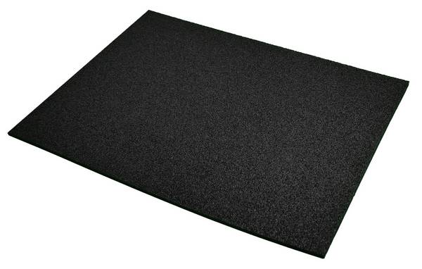 PE Schaumstoff für Lagerbehälter, hart, schwarz, 253x353x6 mm