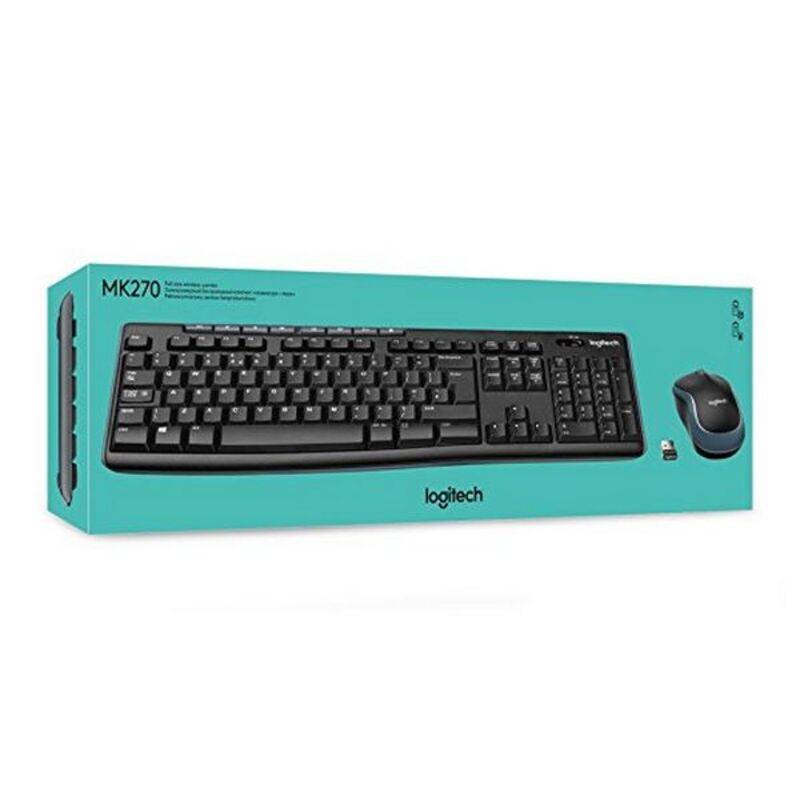 Logitech MK270 Wireless Combo - Tastatur-und-Maus-Set - TL: Spanisch, QWERTY-4