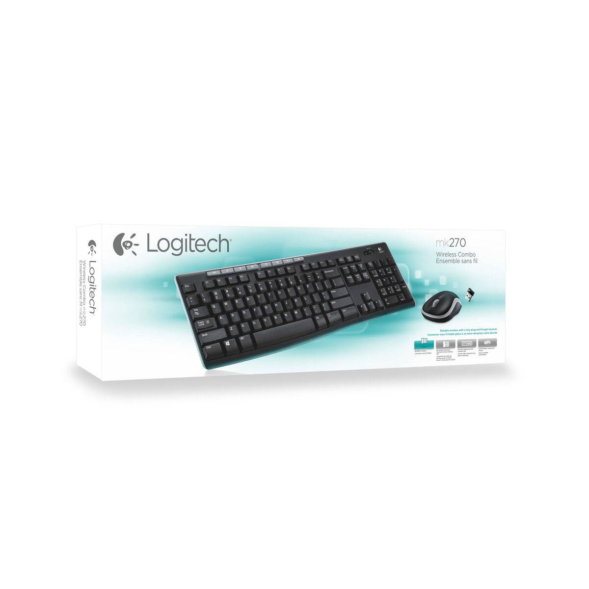 Logitech MK270 Wireless Combo - Tastatur-und-Maus-Set - TL: Italienisch, QWERTY-2