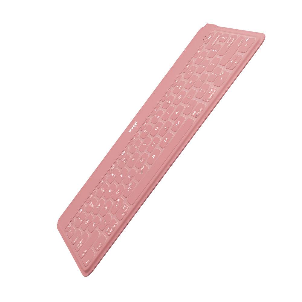 Logitech Keys-To-Go Tastatur Bluetooth QWERTY Spanisch Blush Pink für Apple iPad/iPhone/TV-4
