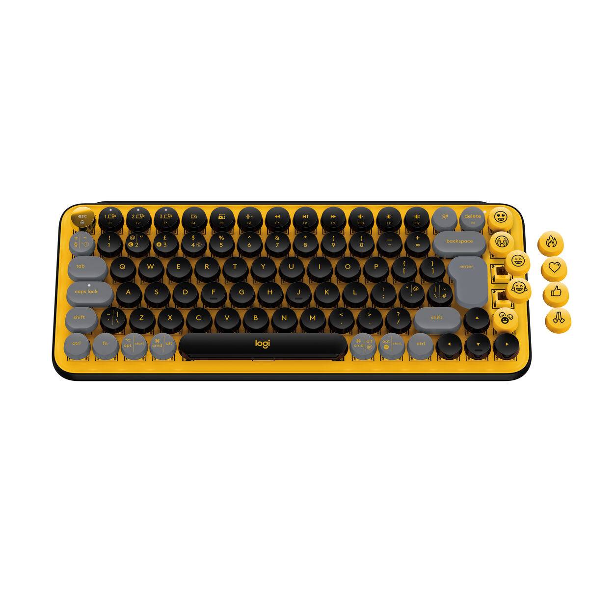 Logitech POP Keys - Tastatur - kabellos - Bluetooth 5.1, Bluetooth LE - TL: Französisch, AZERTY-1