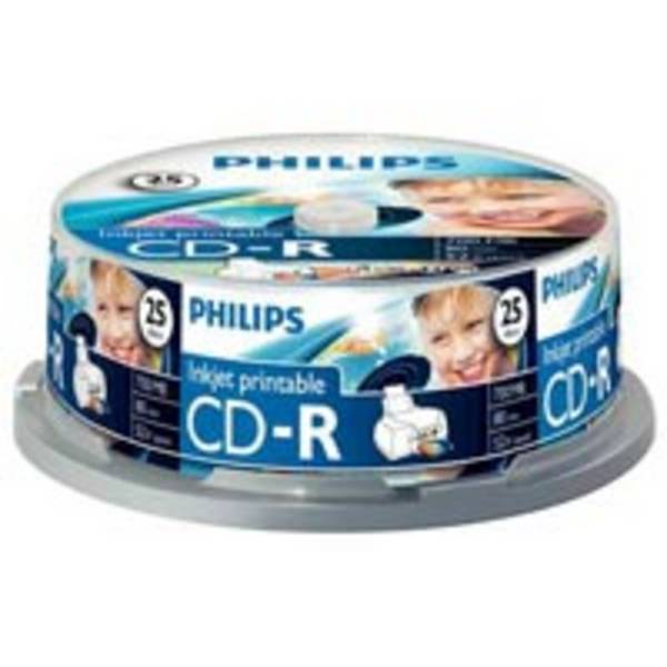 Philips CR7D5JB25 - 25 x CD-R - 700 MB (80 Min) 52x