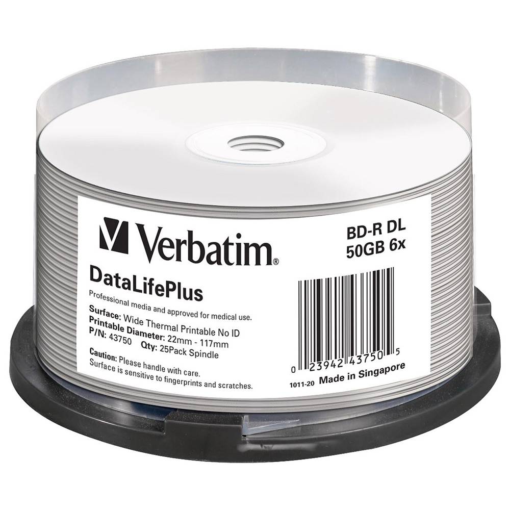 Verbatim DataLifePlus - 25 x BD-R - 50 GB 6x-0