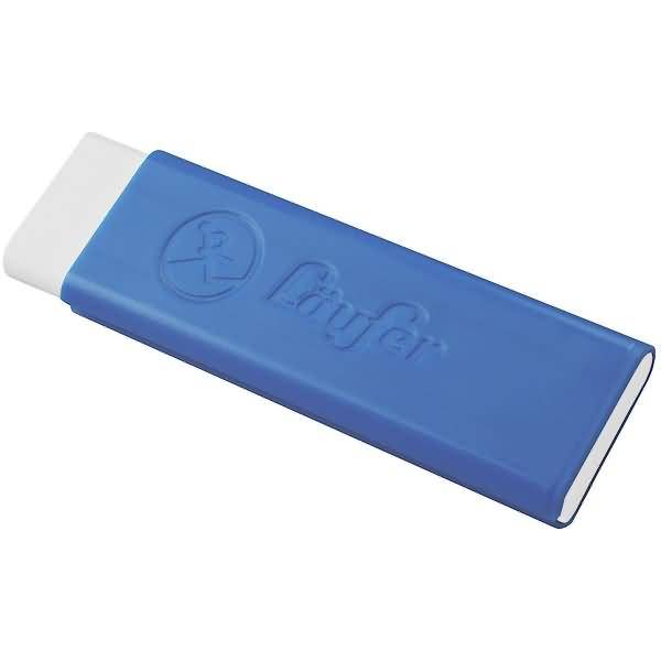 Radiergummi Pocket Kunststoff PVC-frei blau-1