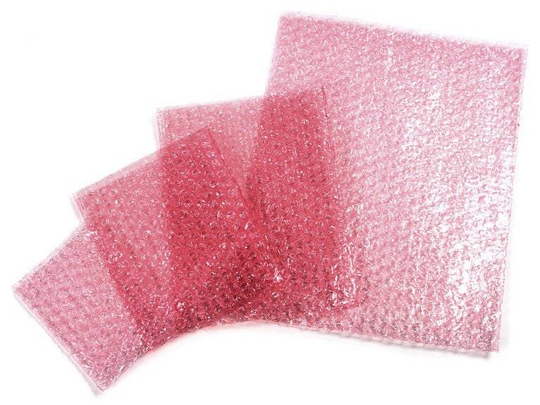 ESD-Luftpolstertasche, rosa, 100 x 150, ableitend-0