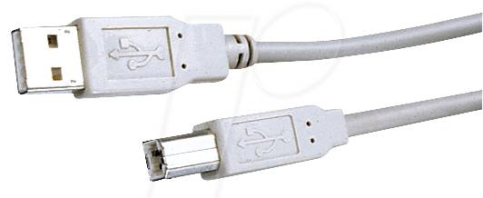 EFB Elektronik EFB-Elektronik - USB-Kabel - USB (M) zu USB Typ B (M) - USB 2.0 --1