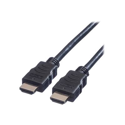Value HDMI Anschlusskabel HDMI-A Stecker 1.50 m Schwarz 11.99.5531 Geschirmt HDMI-Kabel