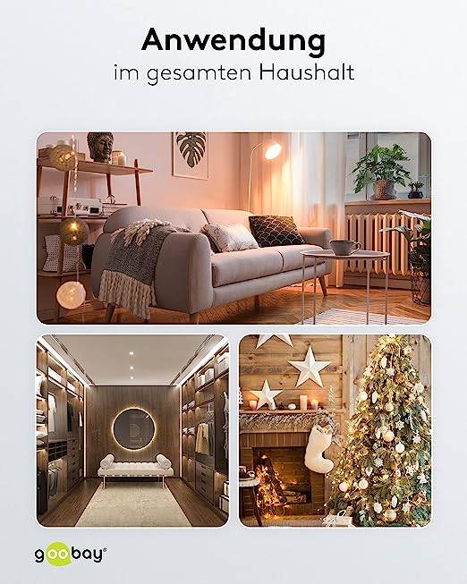 Goobay 51350 Netzkabel mit Schalter Euro Kabel Eurostecker abisolierte Kabelenden 2-polig Schnurschalter Schwarz 1.50 m-3