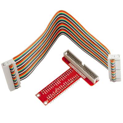 AZ-Delivery 40 Pins GPIO Breakout Board und kompatibles Flachband Ribbon Kabel für Raspberry Pi