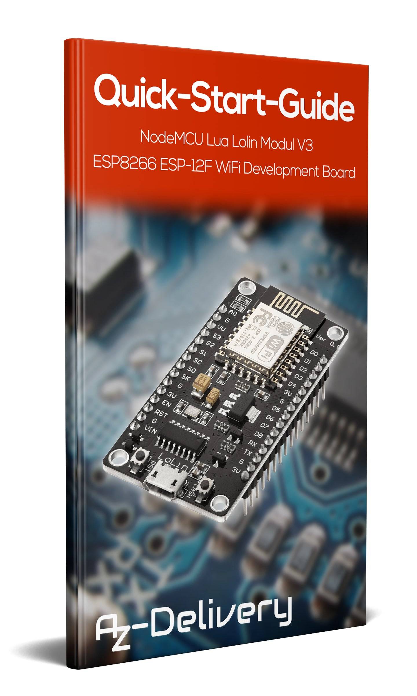 AZ-Delivery NodeMCU Lua Lolin V3 Module ESP8266 ESP-12F WIFI Wifi Development Board mit CH340-1