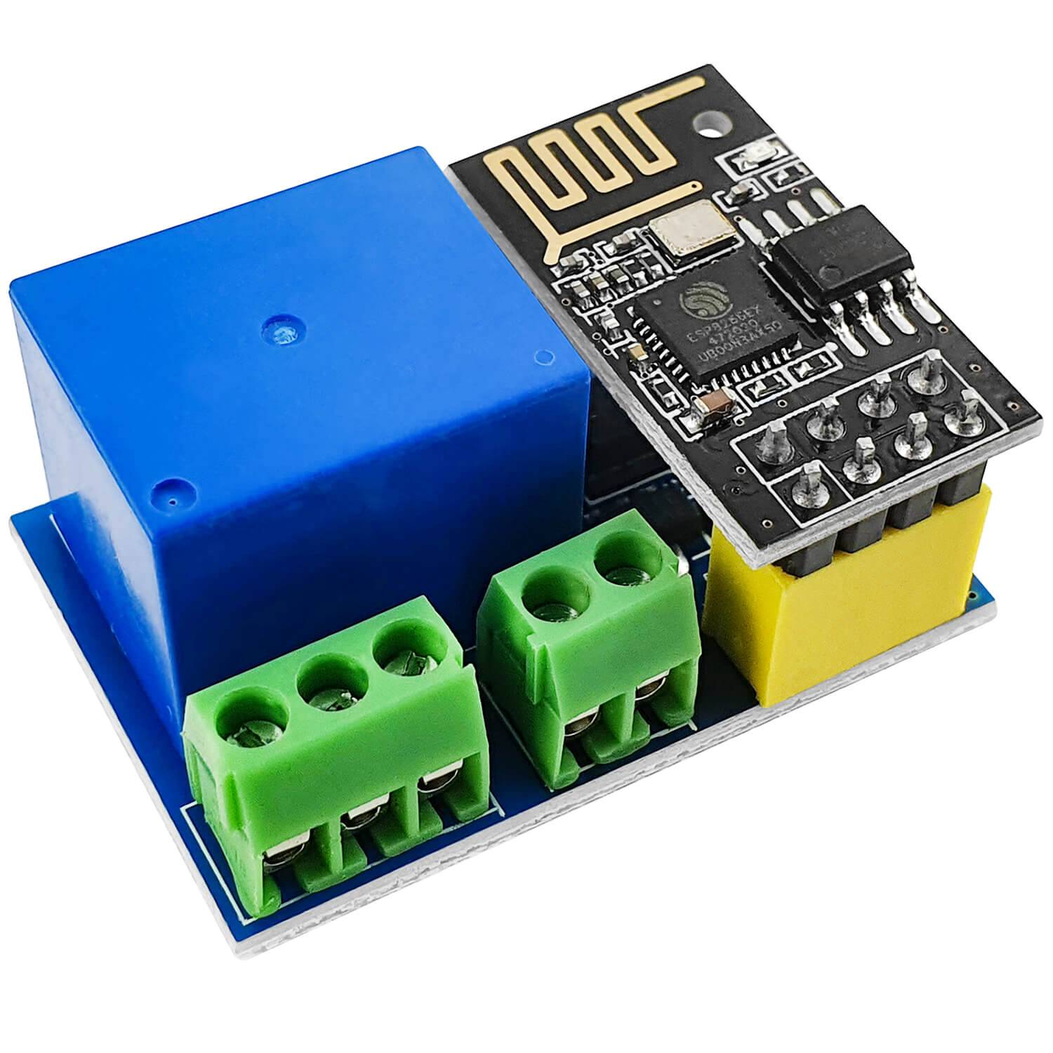 AZ-Delivery ESP8266-01S ESP-01S Wlan WiFi Modul 5V mit Relais Adapter-2