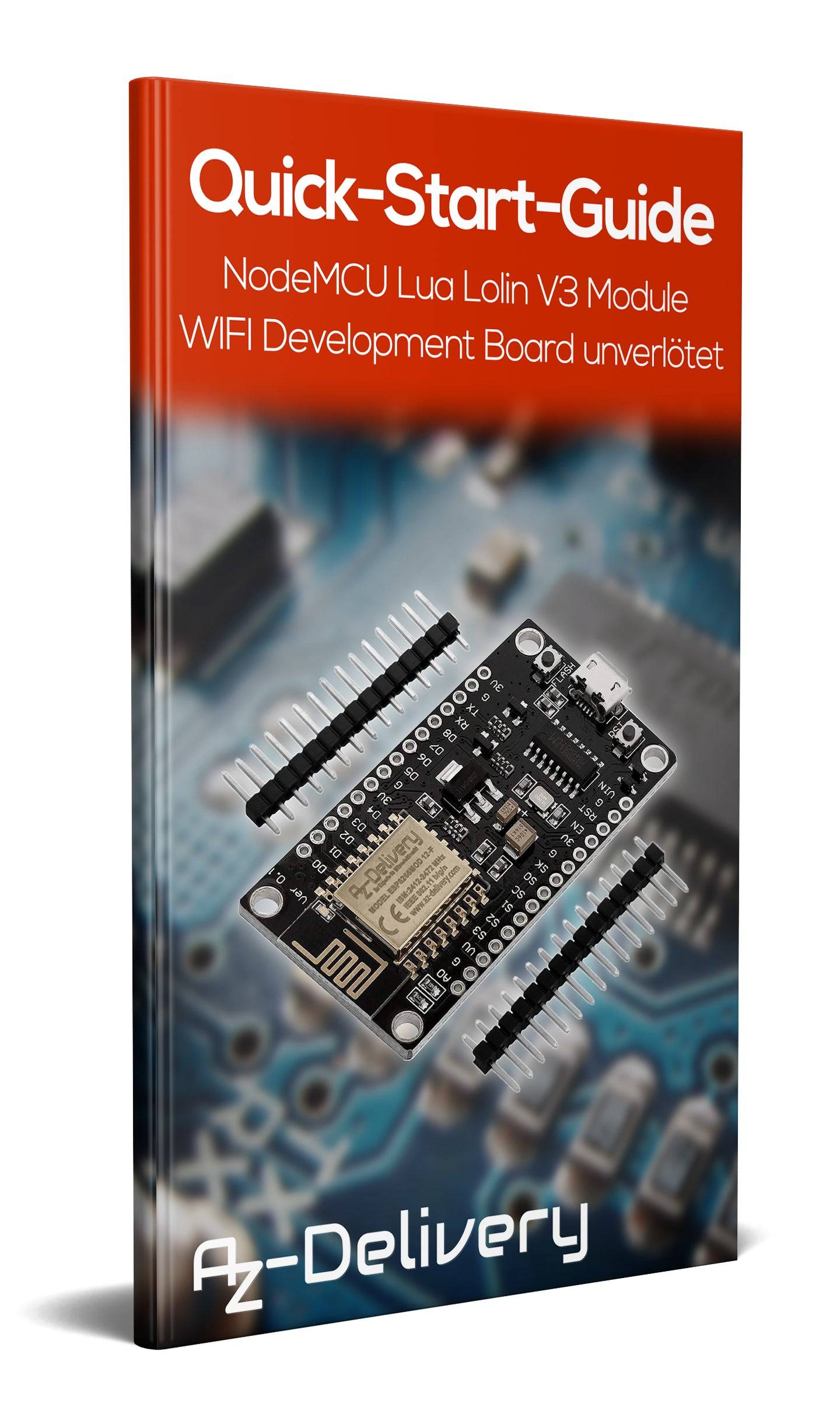 AZ-Delivery NodeMCU Lua Lolin V3 Module ESP8266 ESP-12F WIFI Development Board unverlötet-2