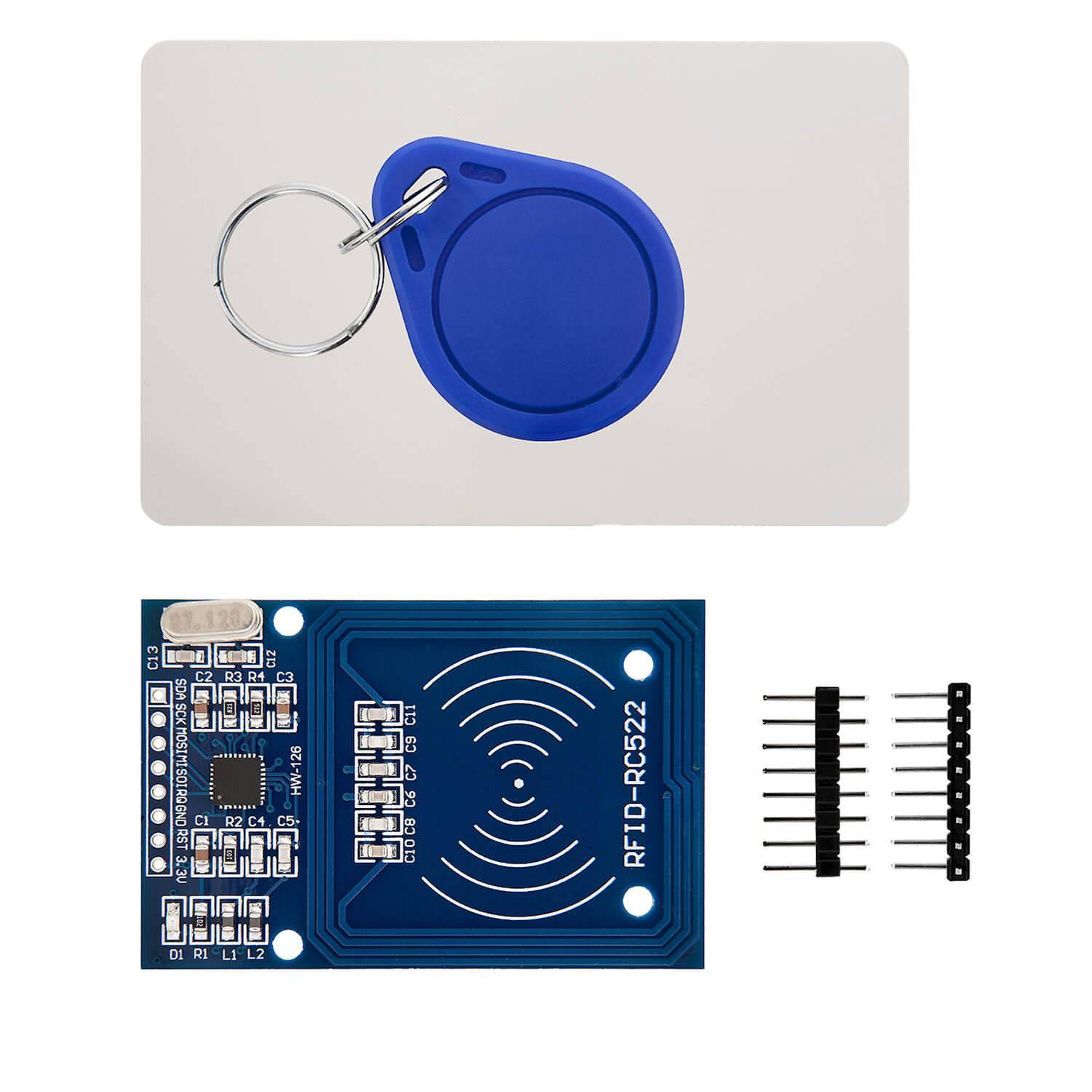 AZ-Delivery RFID Kit RC522 mit Reader, Chip und Card für Raspberry Pi und Co. (13,56MHz)-1