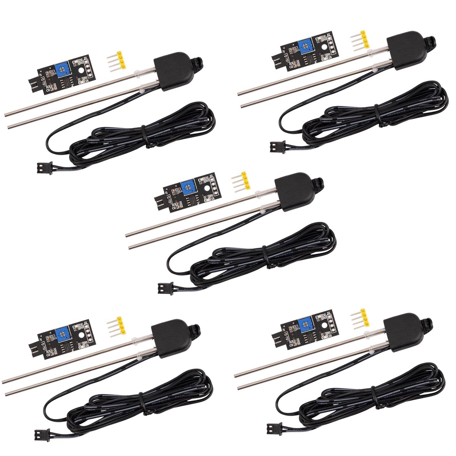 AZ-Delivery Bodenfeuchtesensor, Pflanzen-Feuchte-Messgerät mit korrosionsbeständiger Sonde kompatibel mit Arduino-3
