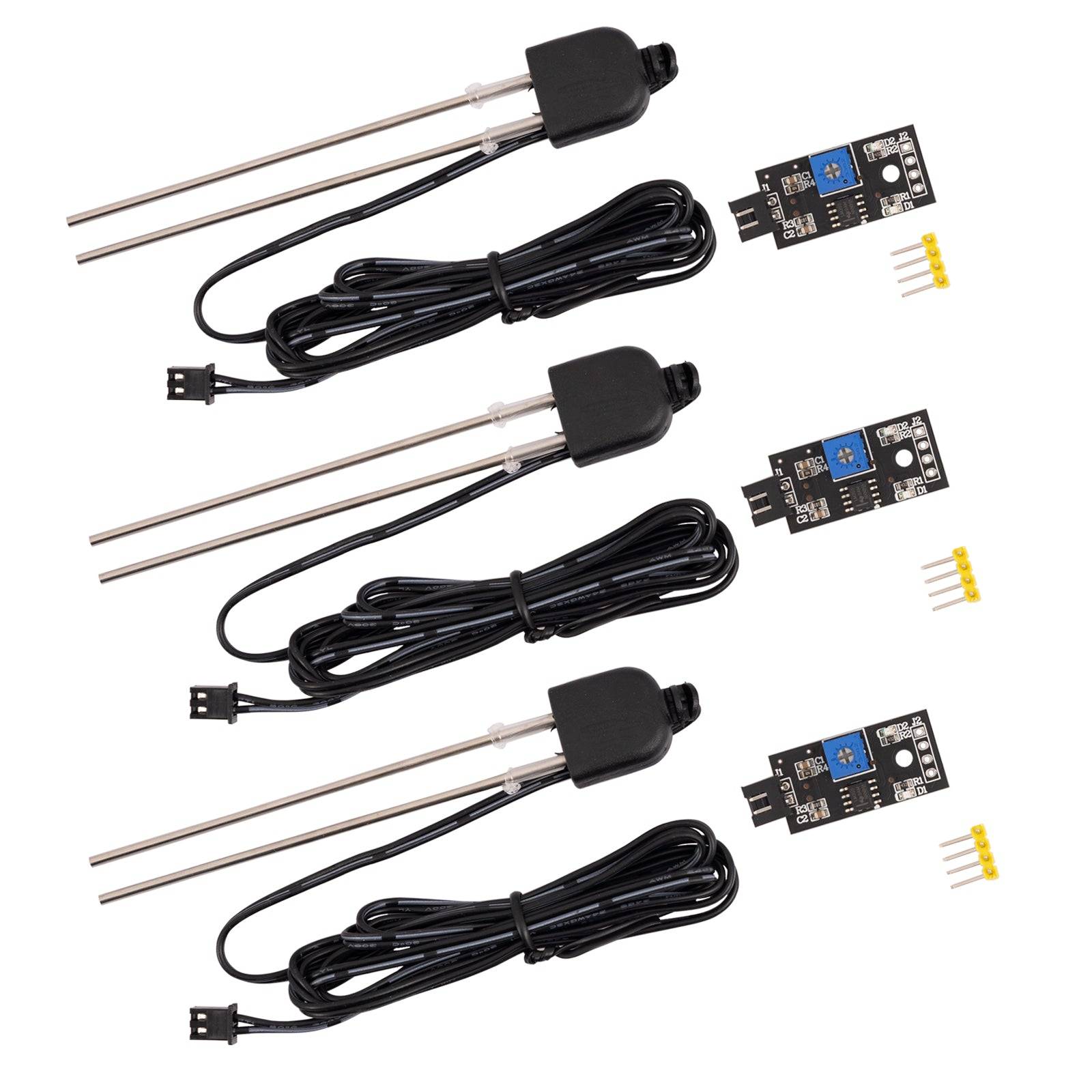 AZ-Delivery Bodenfeuchtesensor, Pflanzen-Feuchte-Messgerät mit korrosionsbeständiger Sonde kompatibel mit Arduino-4