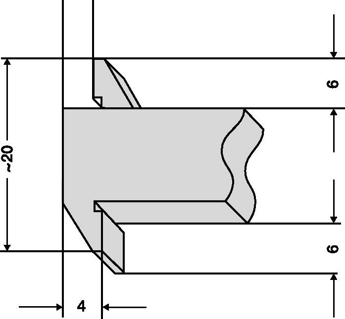 Tiefenmessschieber 200mm abg.Schiene 8x3mm H.PREISSER-2