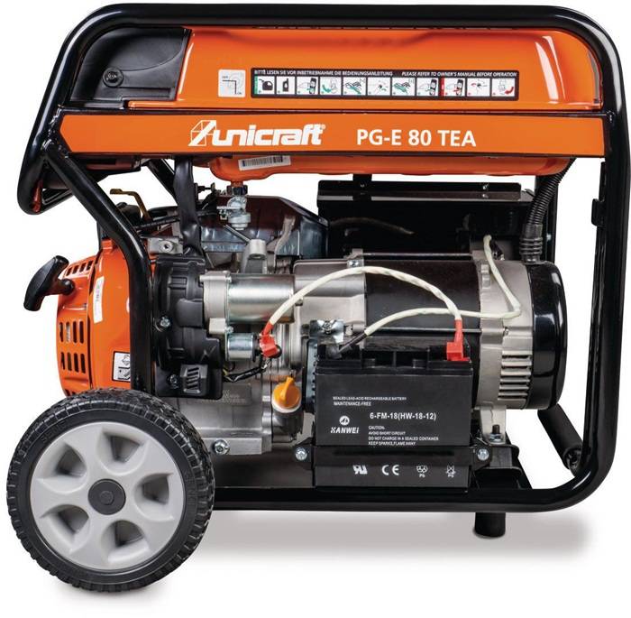 Stromerzeuger PG-E 80 TEA 6,5 kW Benzin UNICRAFT-3