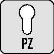 Symbolbild für ZT-Einsteckschl.0415 PZW 18/ 55/72/8mm DIN L silber rd Kl 2 Zinkdruckgruss BKS