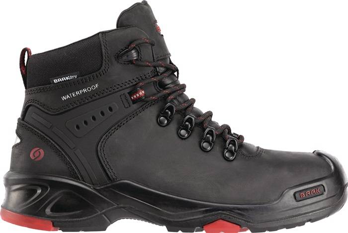 Sicherheitsstiefel Bailey Gr.40 schwarz/rot Leder S3 SRC HRO WR EN20345 BAAK-1