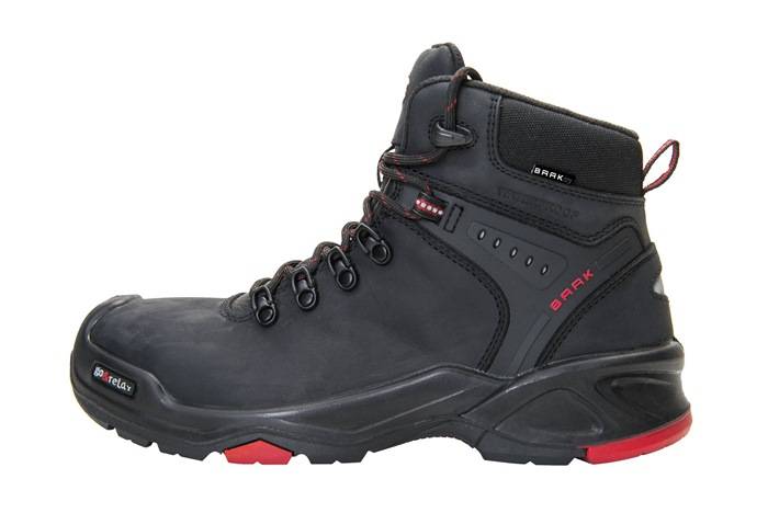 Sicherheitsstiefel Bailey Gr.40 schwarz/rot Leder S3 SRC HRO WR EN20345 BAAK-2