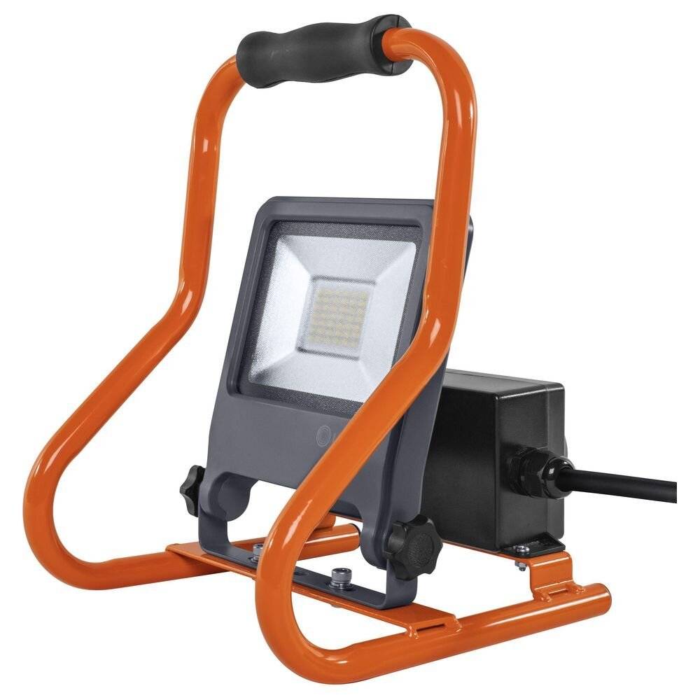 LED Strahler in Orange und Dunkelgrau 30W 2700lm IP44-1