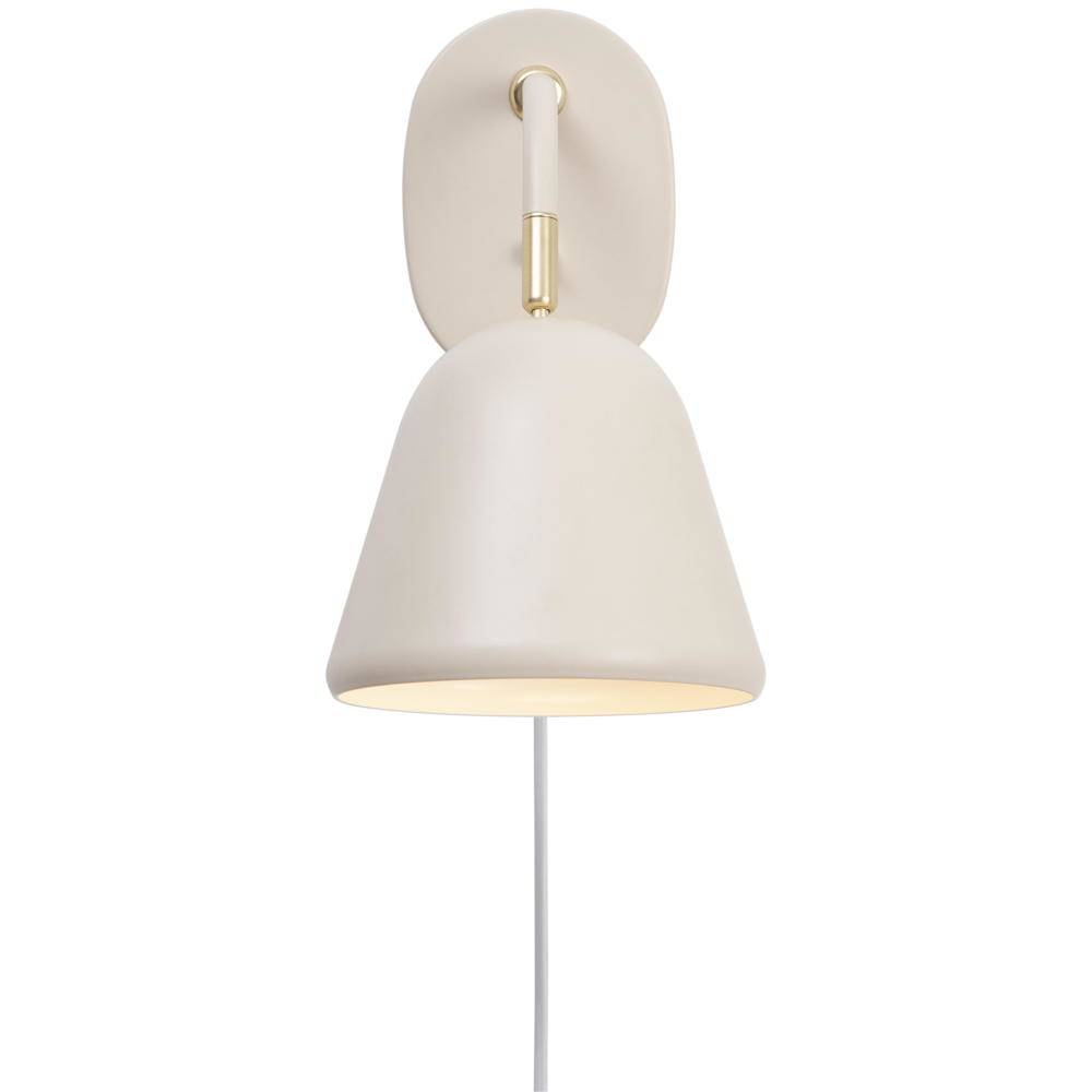 Wandleuchte Fleur in Beige und Weiß E14-4