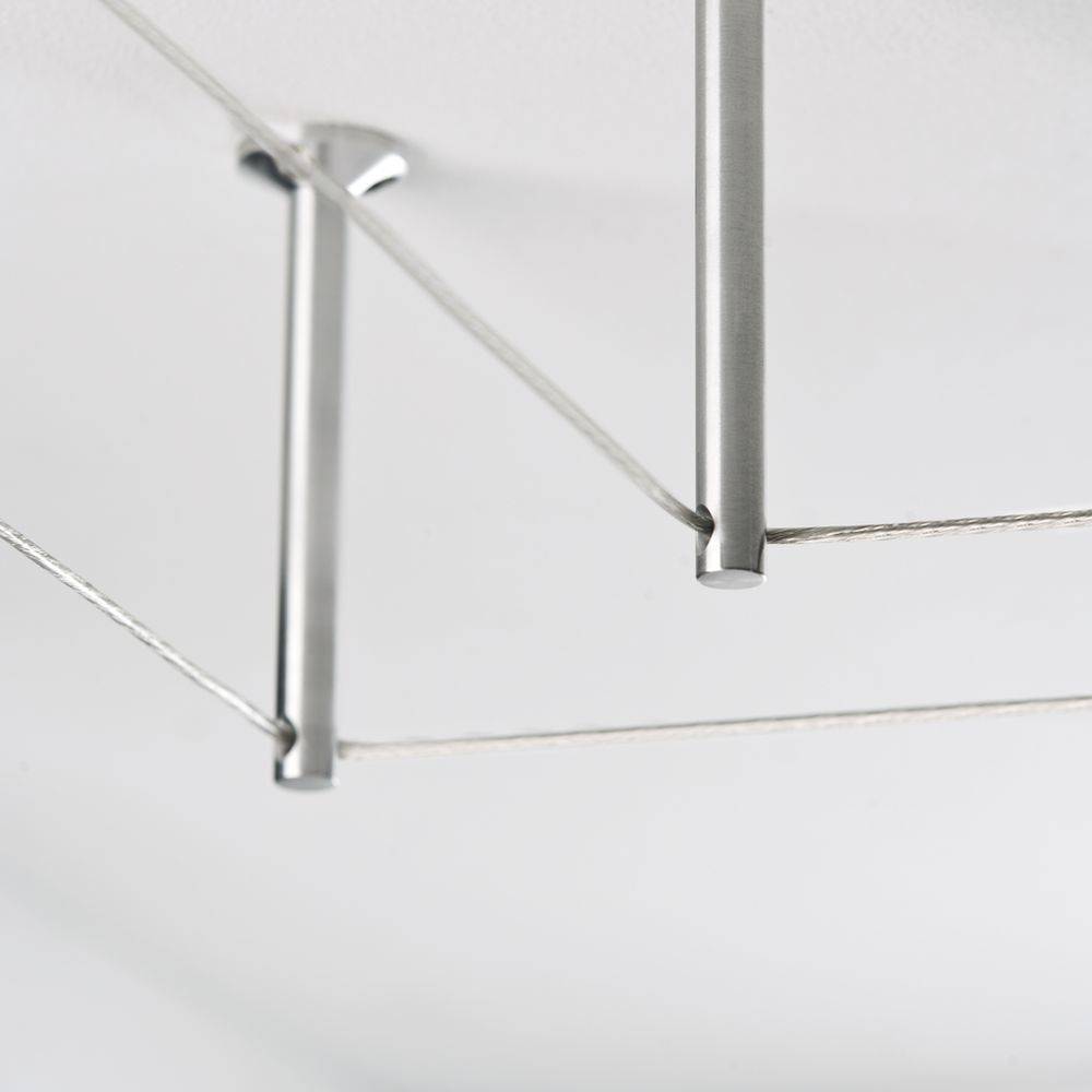 Wire System Light&Easy Umlenker-Abhängung zum Aufschrauben 1 Paar 165mm Chrom-matt-1