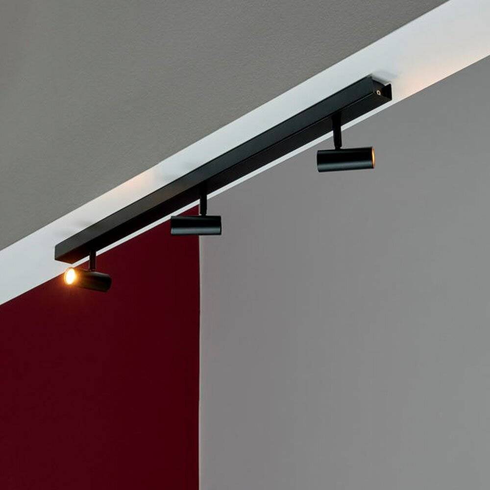 LED Deckenspot Omari in Schwarz 3,2W 1080lm 3-flammig-0