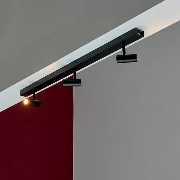 LED Deckenspot Omari in Schwarz 3,2W 1080lm 3-flammig