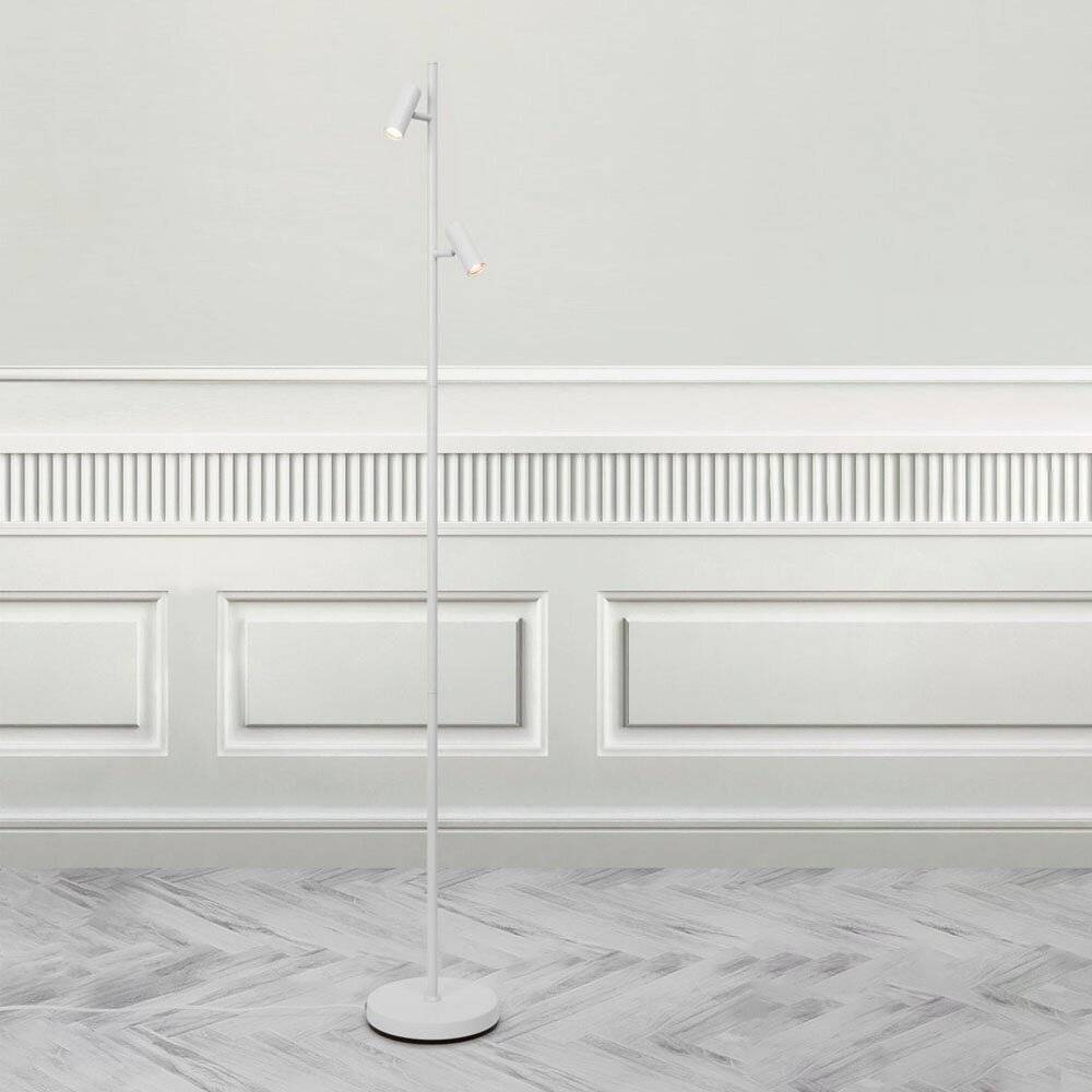 LED Stehleuchte Omari in Weiß 2x 3,2W 720lm-0