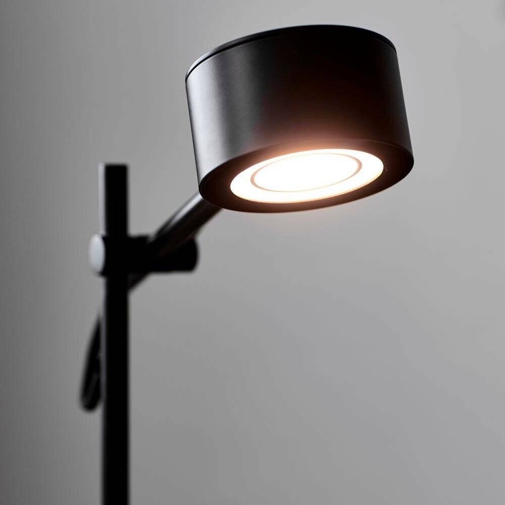 LED Stehleuchte Clyde in Schwarz 2x 5W 700lm-2
