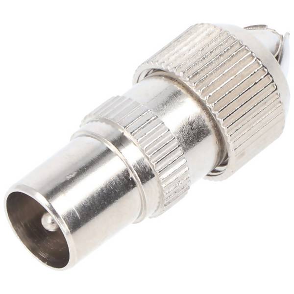 Goobay Koax-Stecker mit Schraubbefestigung Metall