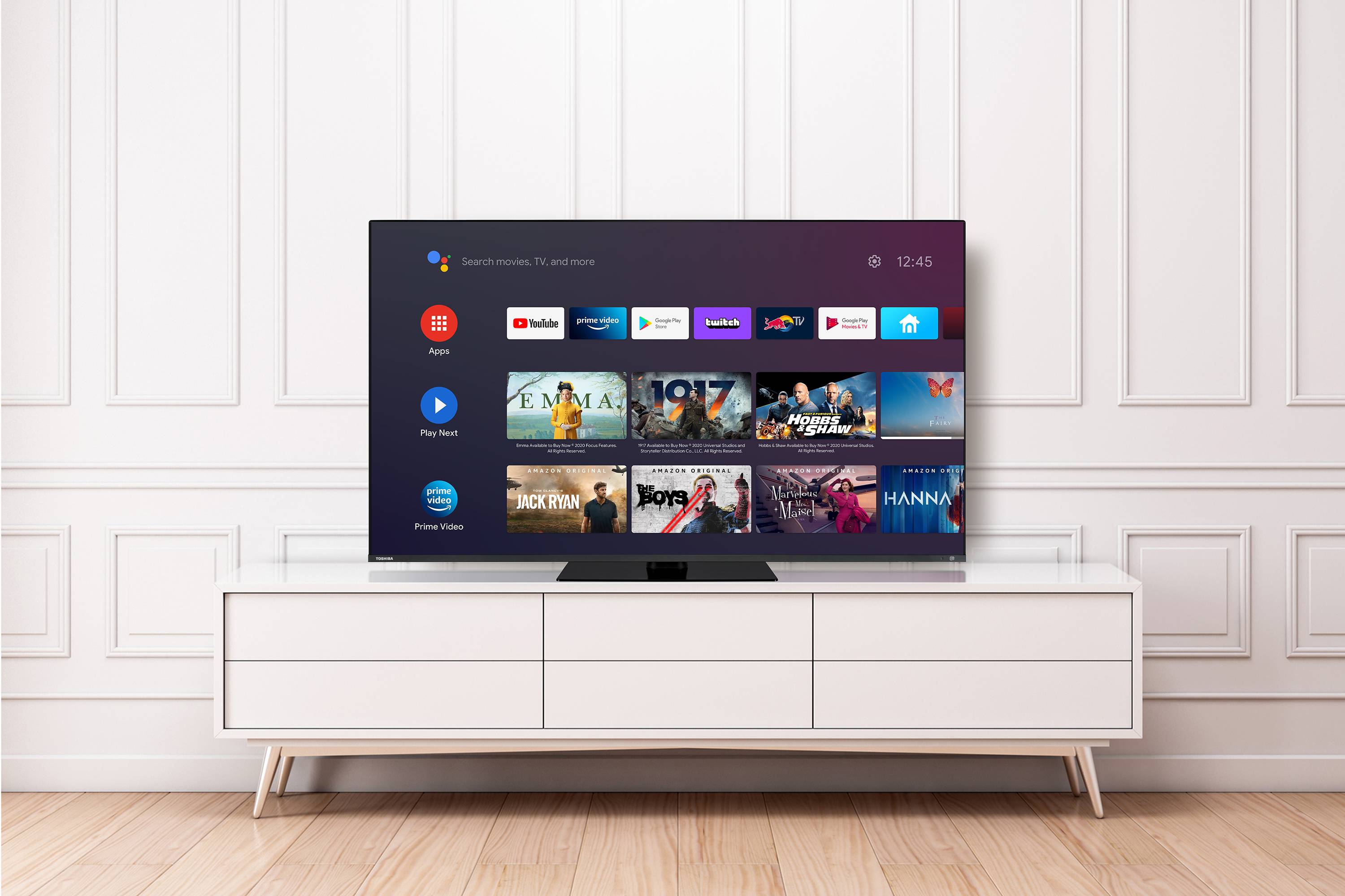 Toshiba 55QA7D63DG 55 Zoll QLED Fernseher / Android TV (4K UHD, Dolby Vision HDR, Sound by Onkyo)-4