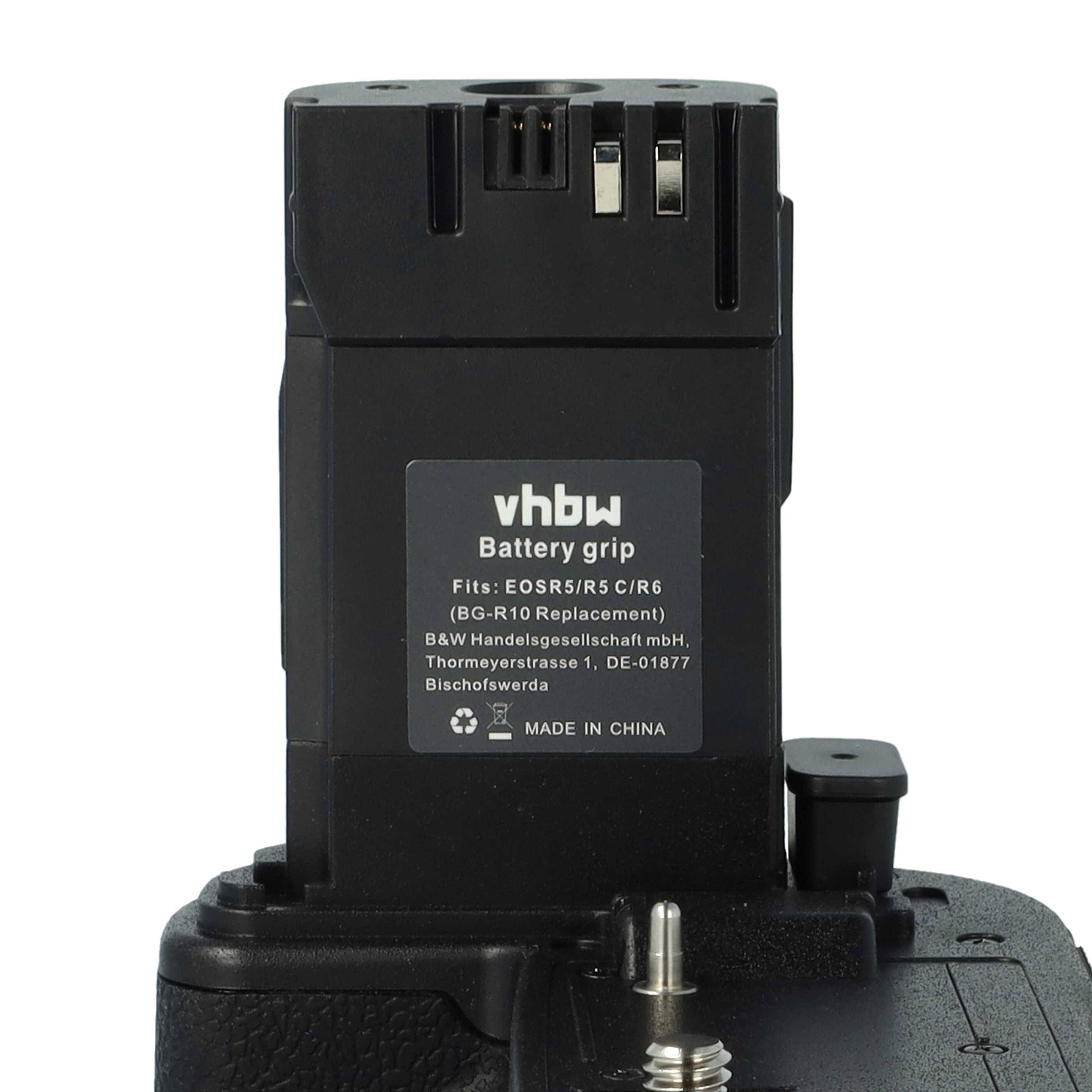 vhbw Batteriegriff kompatibel mit Canon EOS R5, EOS R5 C, EOS R6, EOS R6 Mark II Kamera Spiegelreflexkamera DSLR-4