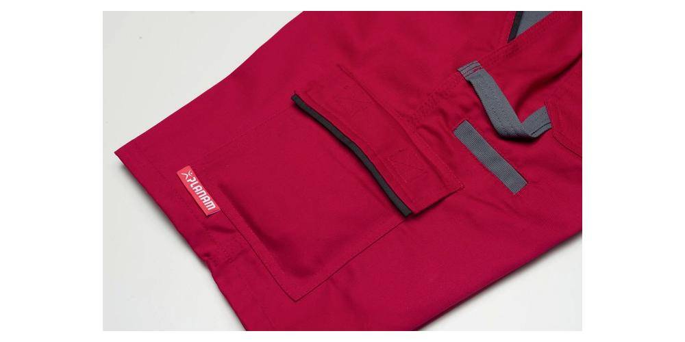 PLANAM 2372056 Highline Gr.XL Shorts schiefer/schwarz/rot-3