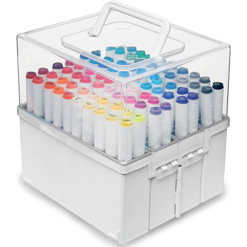deflecto Marker-Organizer "Ziehharmonika", weiß (70003050)-0