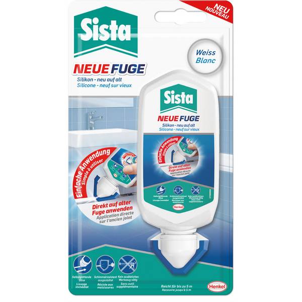 SISTA - Neue Fuge Sanitaer-Silikon Herstellerfarbe Weiß SNFRW